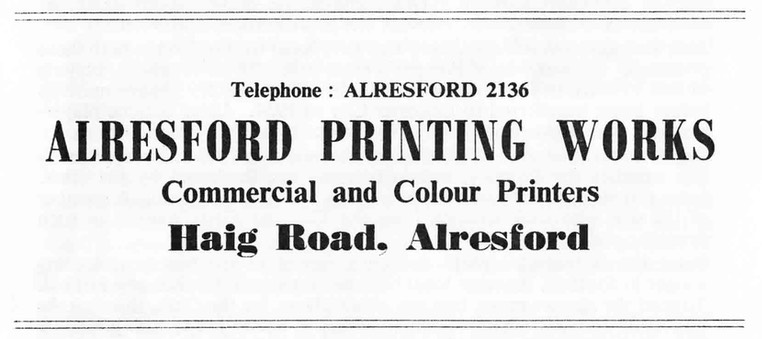 ALRESFORD PRINTING WORKS [2]