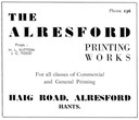ALRESFORD PRINTING WORKS