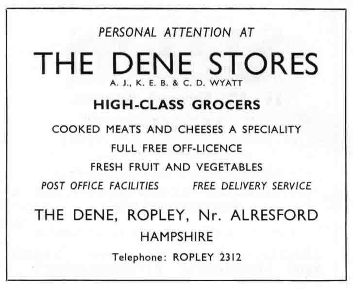 DENE STORES - Grocer
