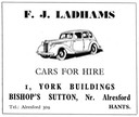 F. J. LADHAMS - Car Hire