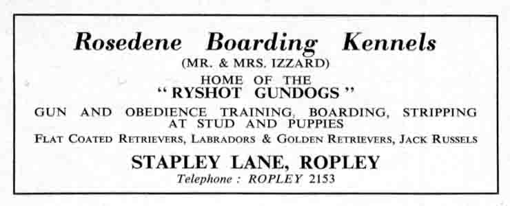 ROSEDENE BOARDING KENNELS 
