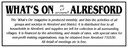 WHAT'S On INN ALRESFORD - Publication